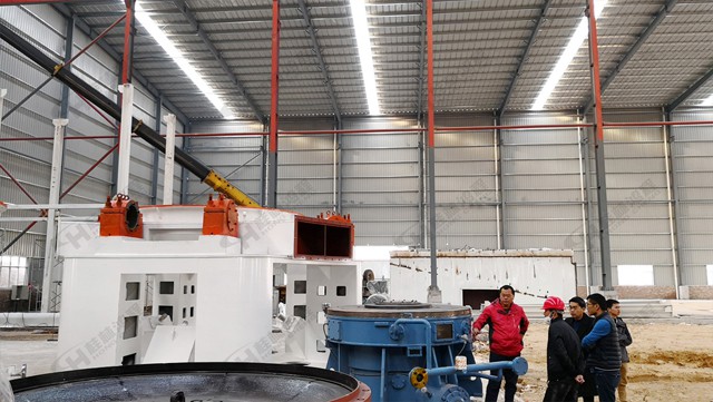 超細立磨，人造崗石，安裝現(xiàn)場