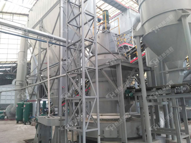 水泥生頁巖，水泥生頁巖磨粉機，立式磨粉機，立磨，磨粉機價格，磨粉機廠家，客戶現場
