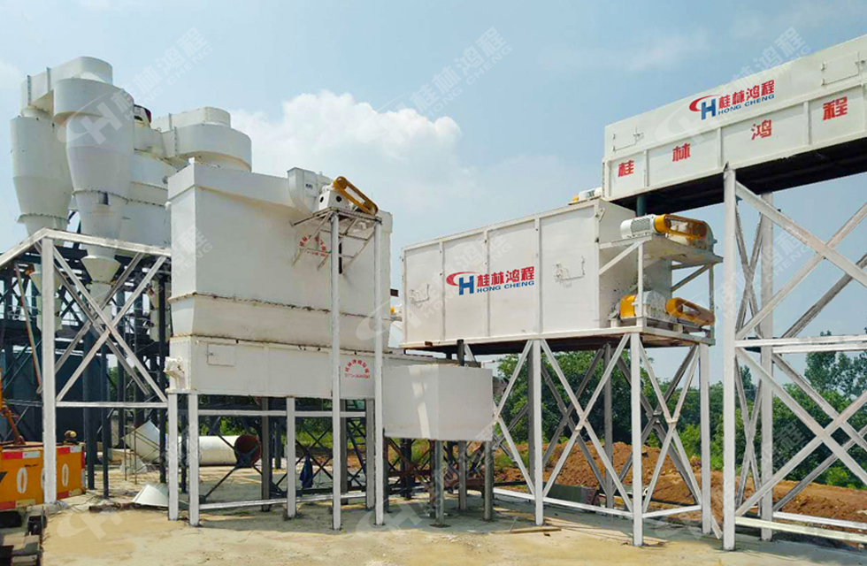 桂林鴻程氫氧化鈣生產線案例現場