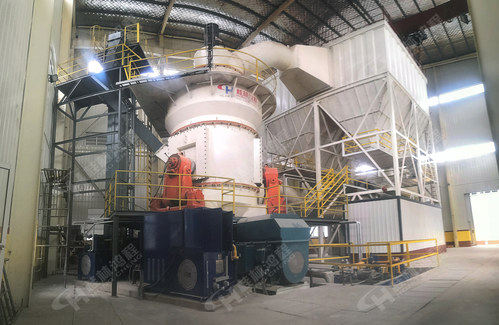 年產120萬噸的礦渣微粉生產線專用固廢渣立式磨粉機案例